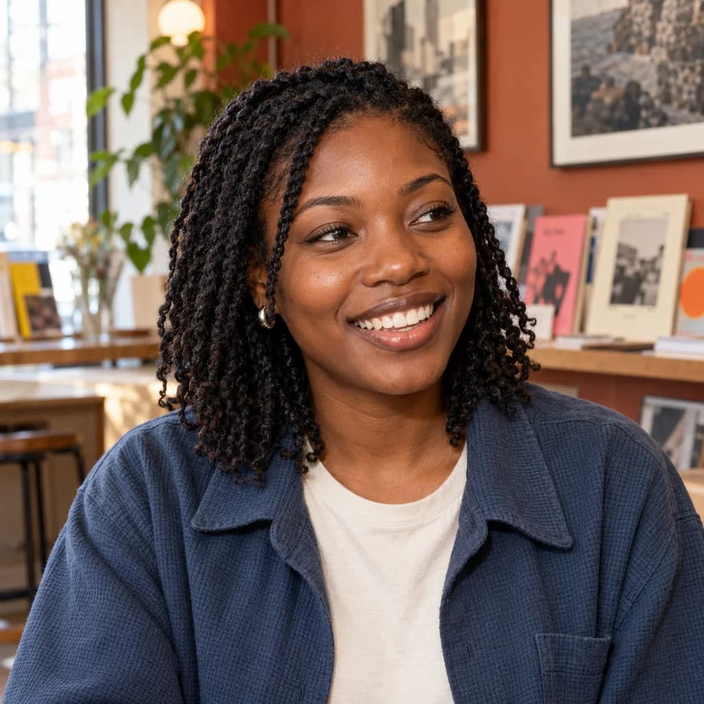 Portrait of Crown Quorum Magazine editor Imani Reed.
